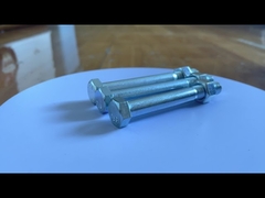 SAE J429, класс 2, оцинкованный винт с шестигранной головкой, с частичной резьбой